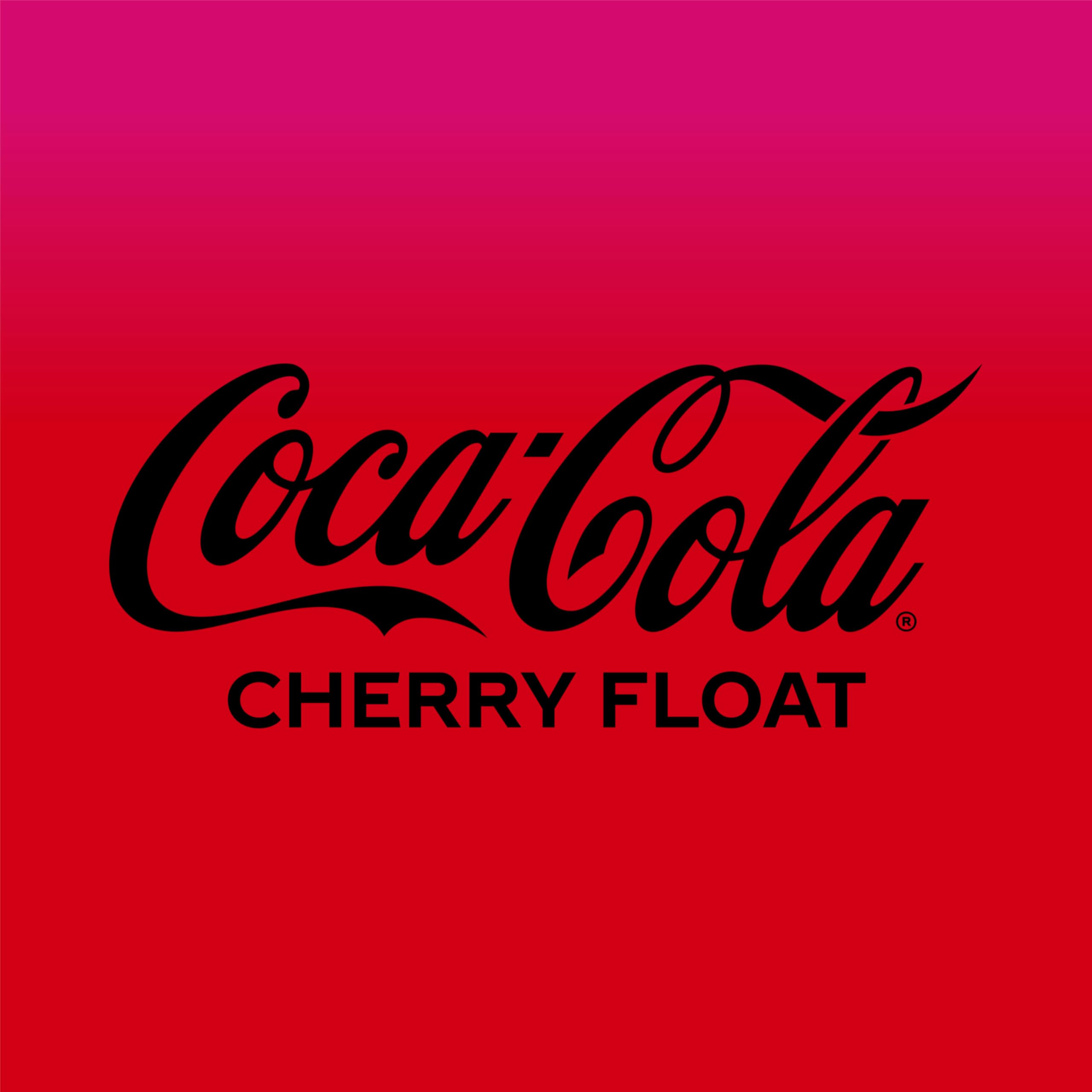 Coca-Cola Zero Sugar Cherry Float Soda Soft Drink Cans, 12 fl oz, 12 Pack
