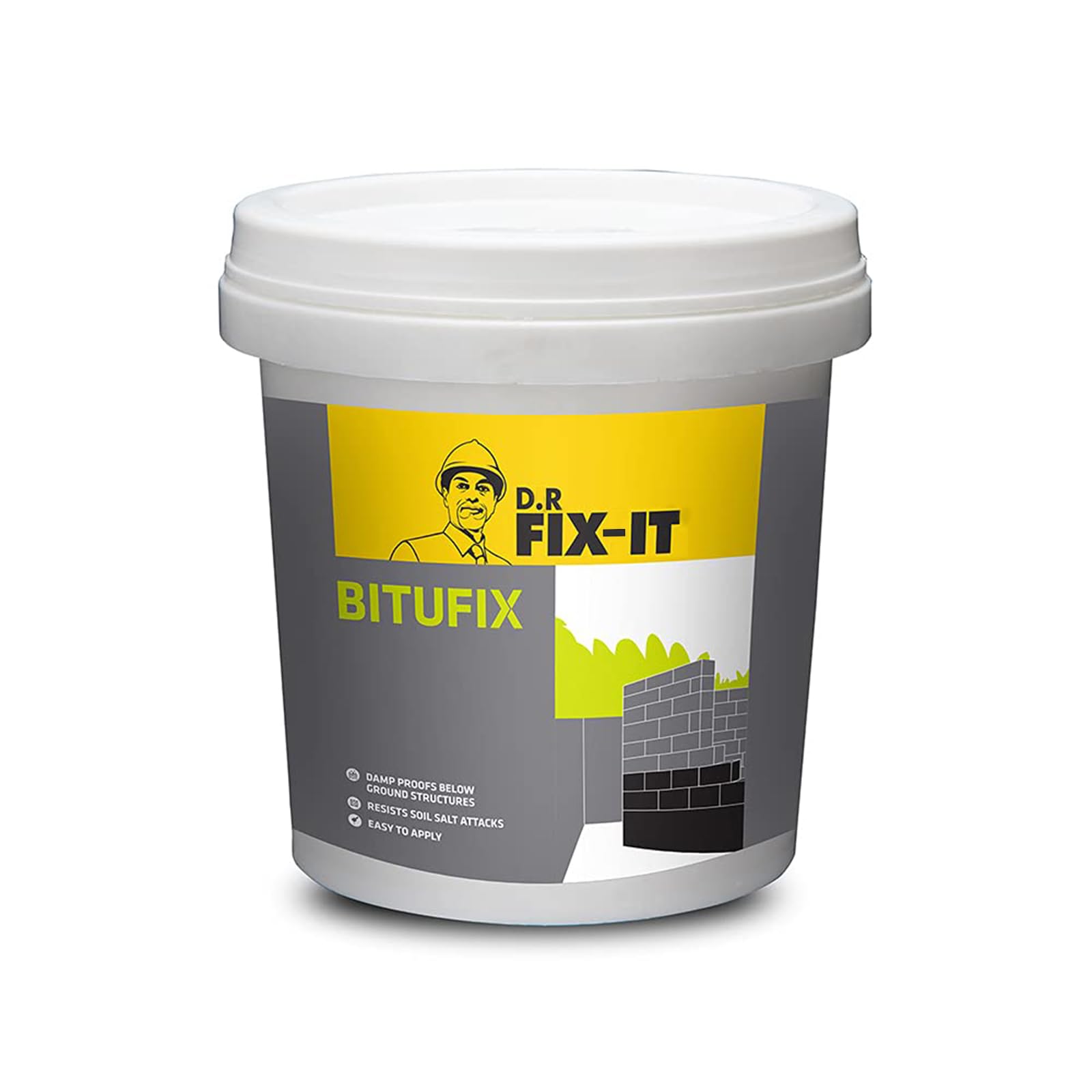 D.R FIX-IT BITUFIX, Below Ground Waterproofing - 5 KG, for Damp Proofing course like Footing, Masonry Wall, Neck Columns, and Plinth Beam & DPC. Resist Salt Attacks. (B0DGXMDVF5) Amazon Price History, Amazon Price Tracker