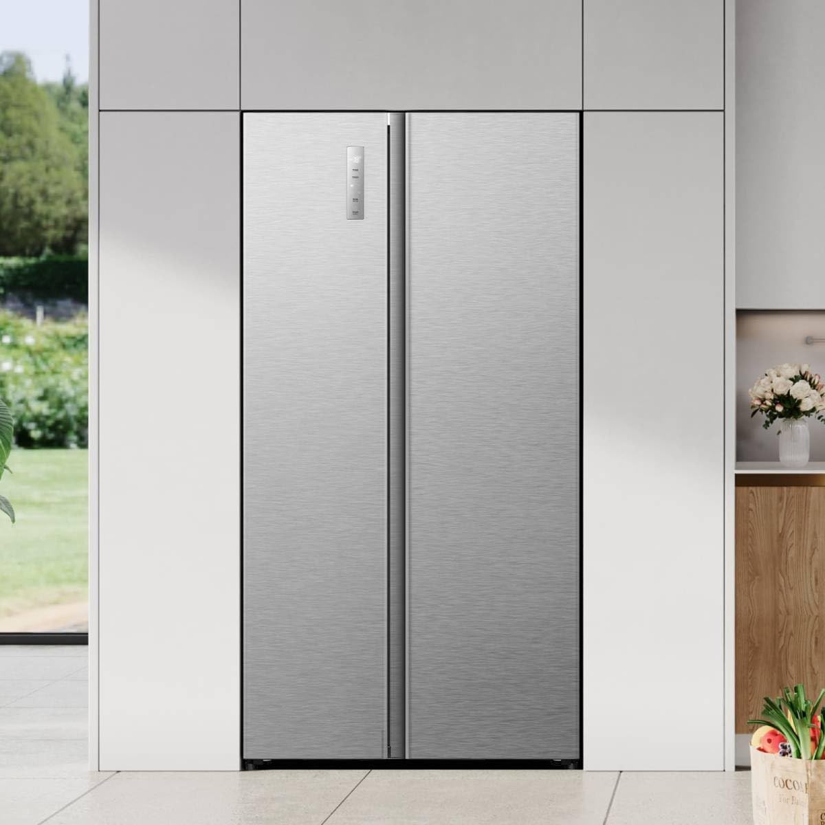Hisense Réfrigérateur Américain 527L Gris - RS3P538NAIE