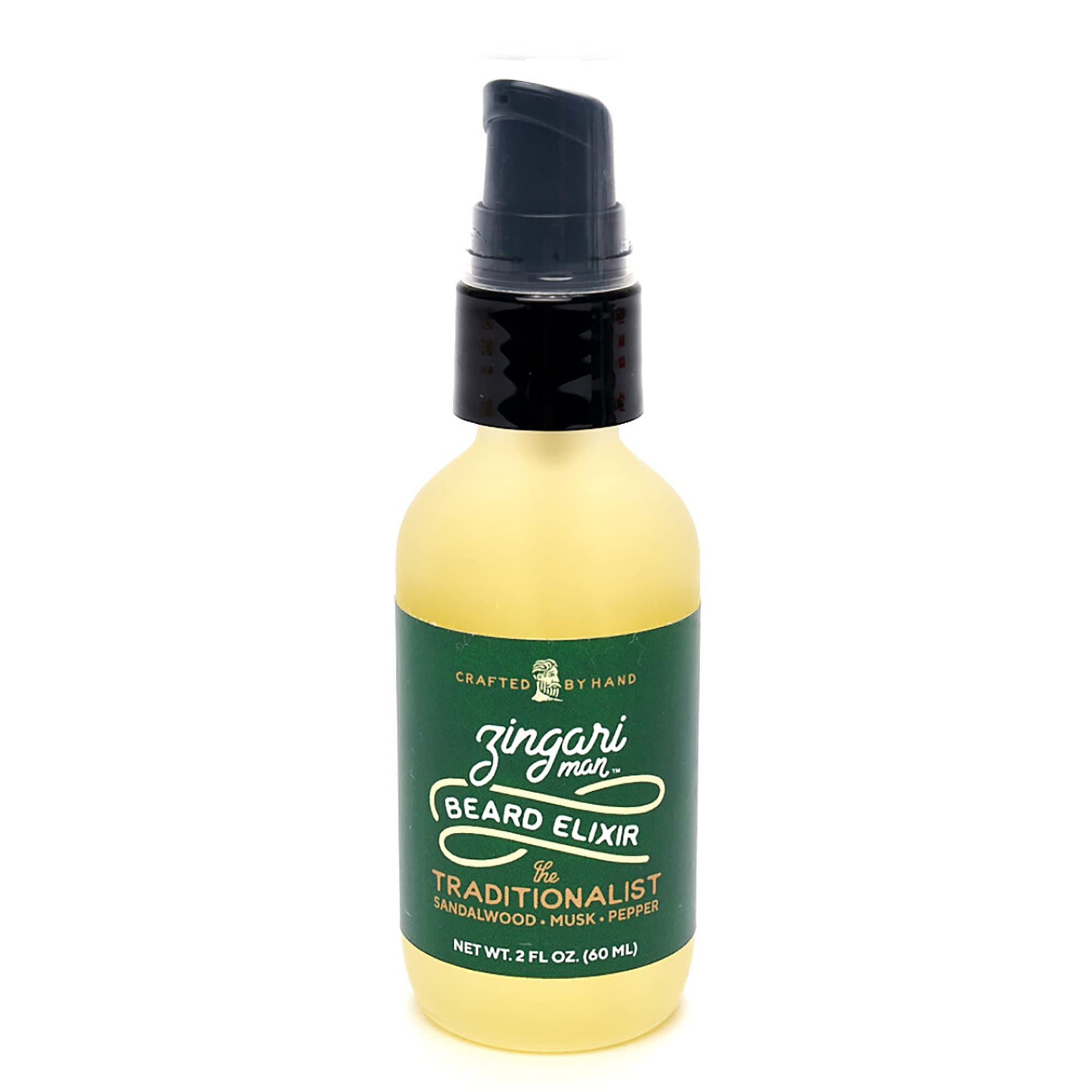 Zingari ManThe Traditionalist Beard Elixir – Conditioning, Softening and Rejuvenating Grooming Product – Natural Fruit Oils Tame Beards and Moustaches and Nourish Facial Skin, 2 fl oz