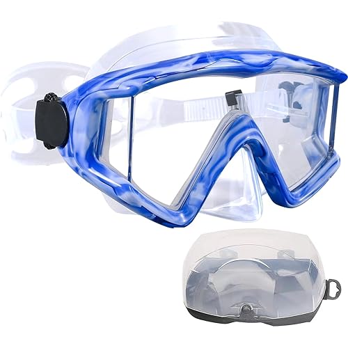 Diving mask Anti-Fog Swimming Snorkel mask Suitable for Adults Scuba Dive Swim Snorkeling Goggles Masks