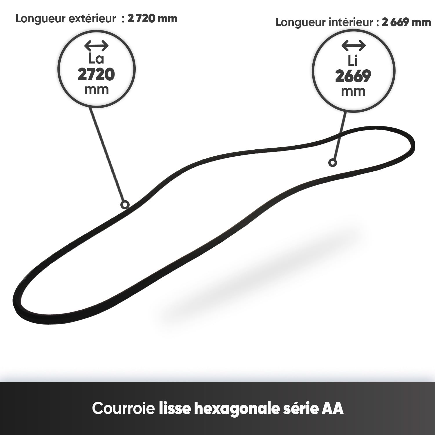 CORROIE HEXAGONALE AA105