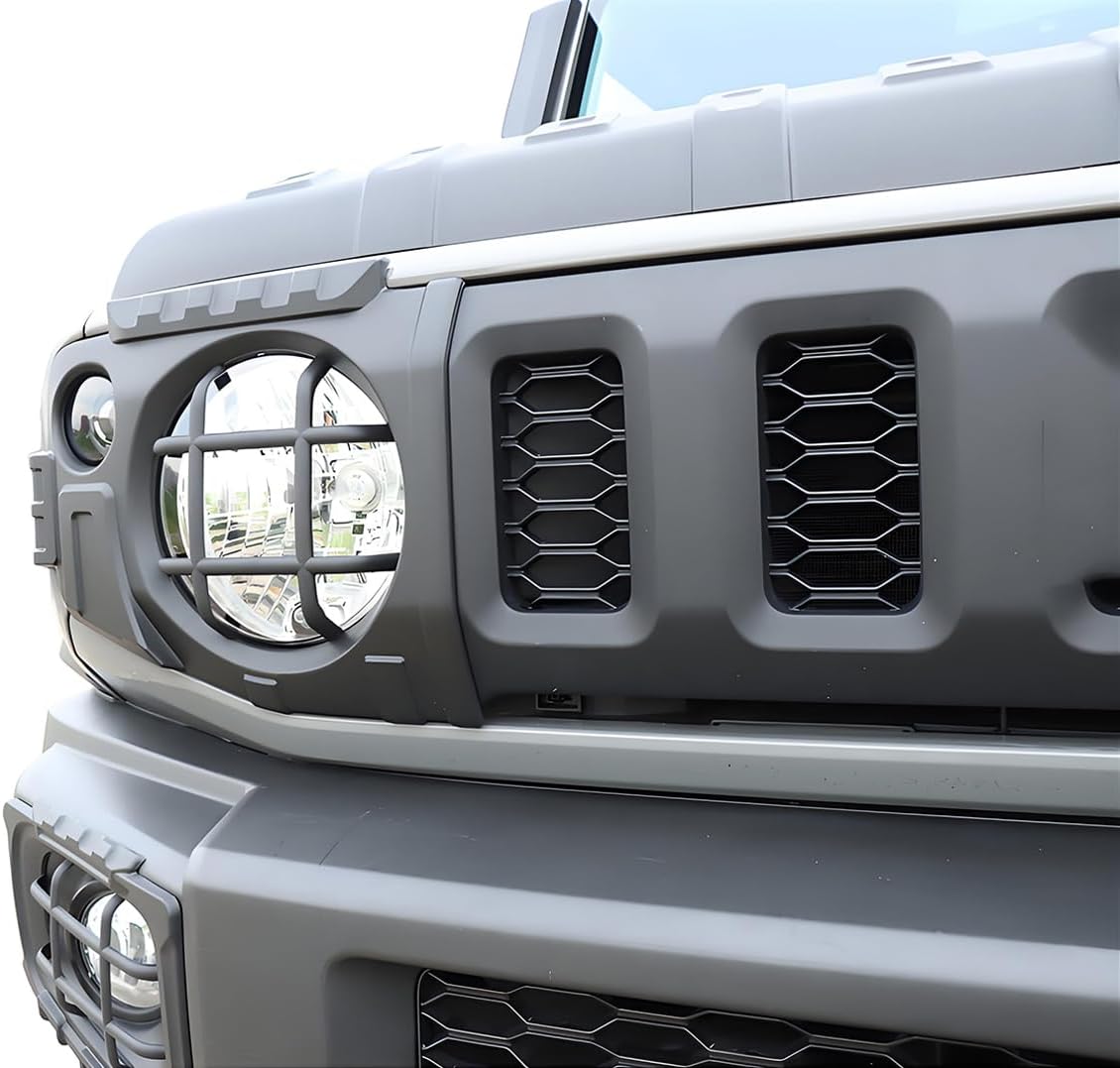 Front Headlight Guards Cover Trim Protector for Suzuki Jimny 2019-2025 Exterior Headlamp Guard Kit Accessories (Matte Black)