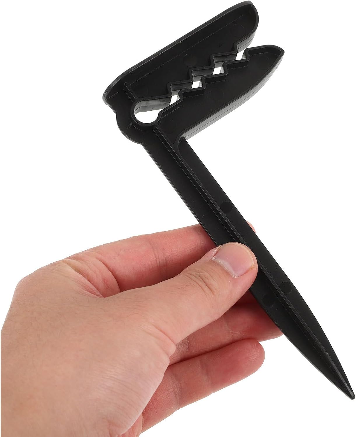10pcs Tent Clips Black Plastic Windproof Fastening Clips for Camping image 4