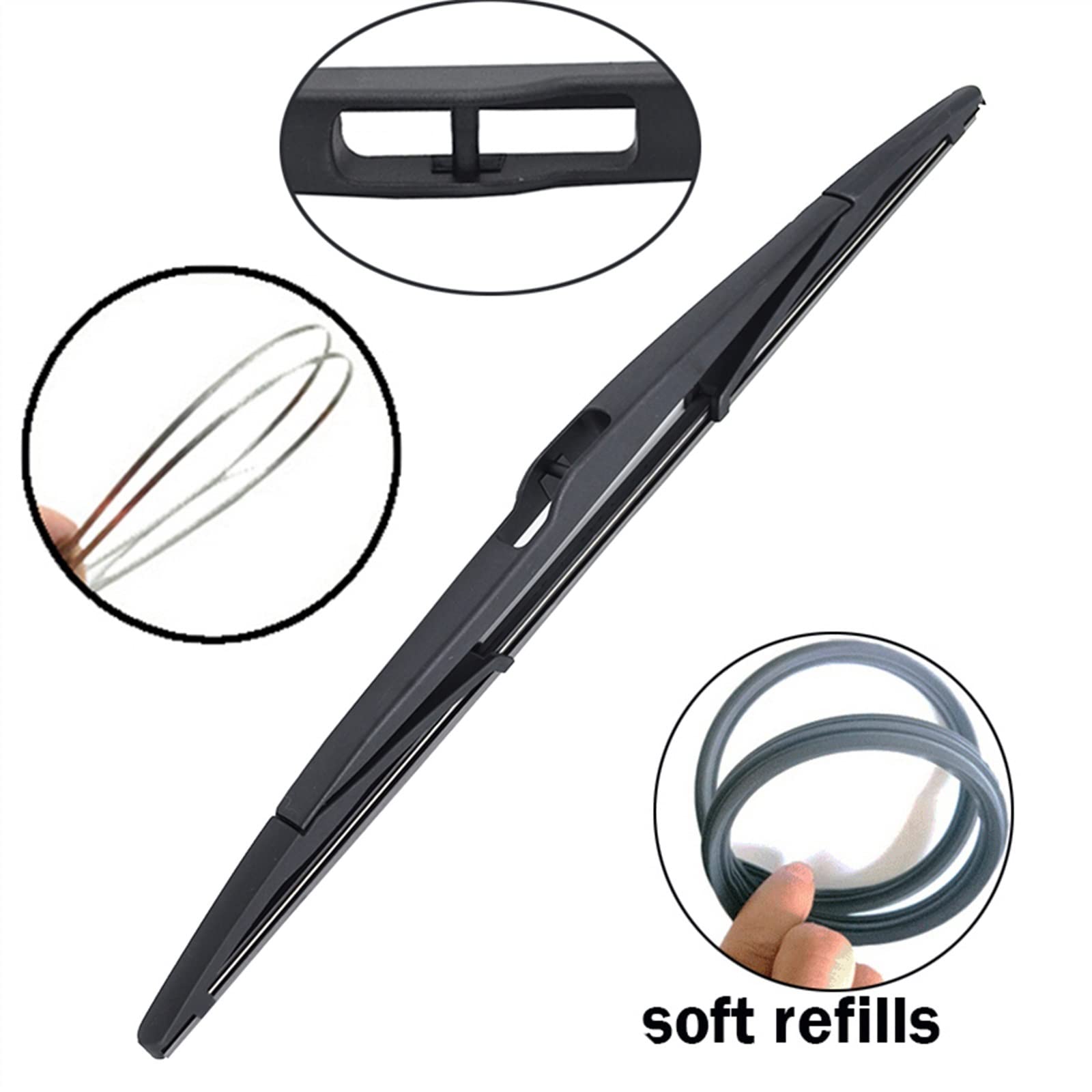 30" 30" 14" Przednie i tylne pióra wycieraczek, do Citroëna C4, do Picasso MK1 2008-2013 Wycieraczka szyby przedniej samochodu