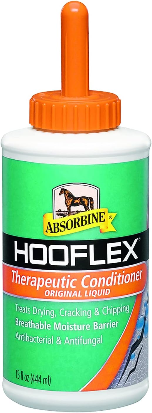 Absorbine Hooflex Therapeutic Conditioner Liquid, 15oz, Includes Applicator Brush