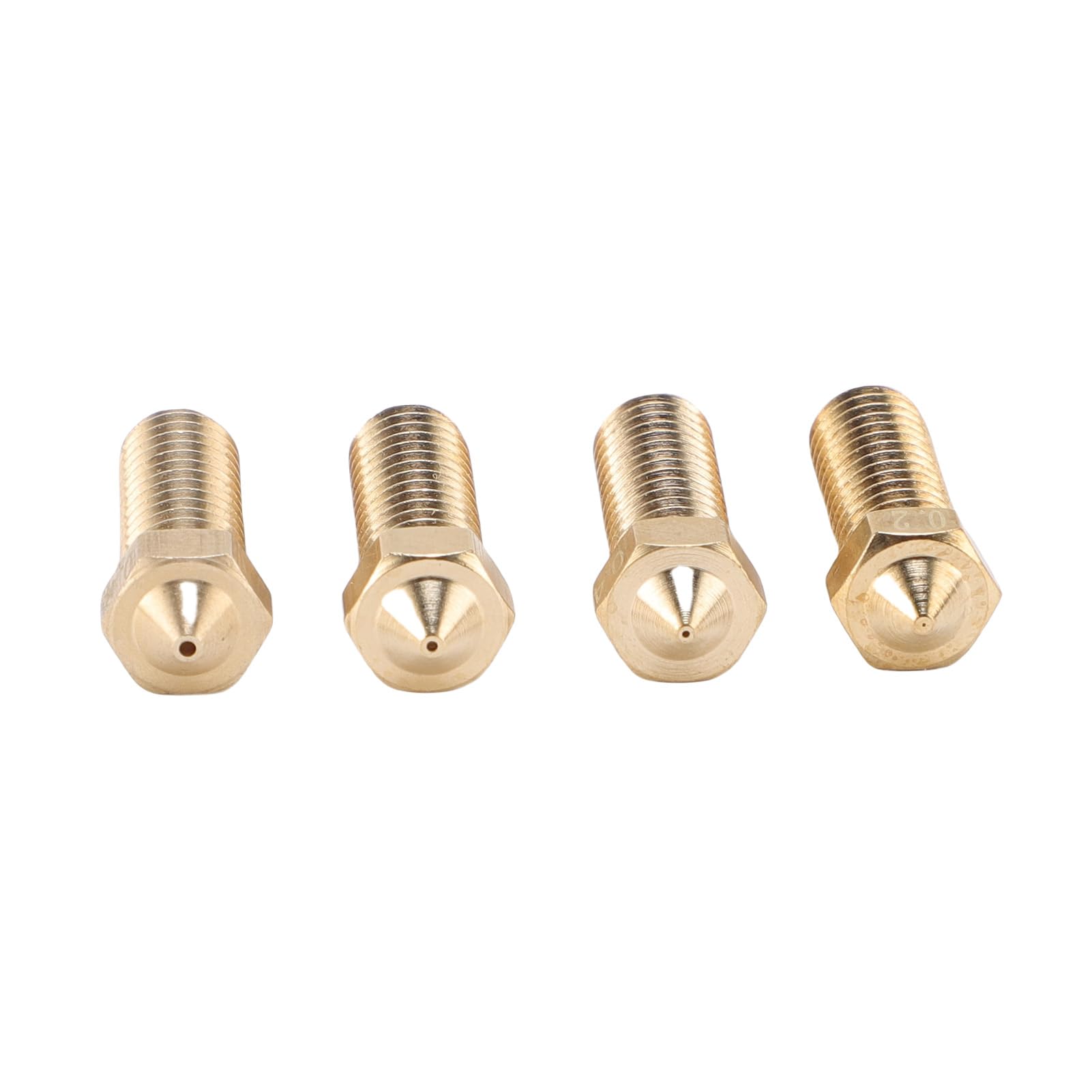 Kompatibel mit 3, 3 Combo, S1 und S1 Combo – 40-teiliges 3D-Drucker-Düsenset aus Messing – Extruder-Ersatzteile für 1,75 mm Filament, Größen 0,2 0,4 0,6 und 0,8 mm
