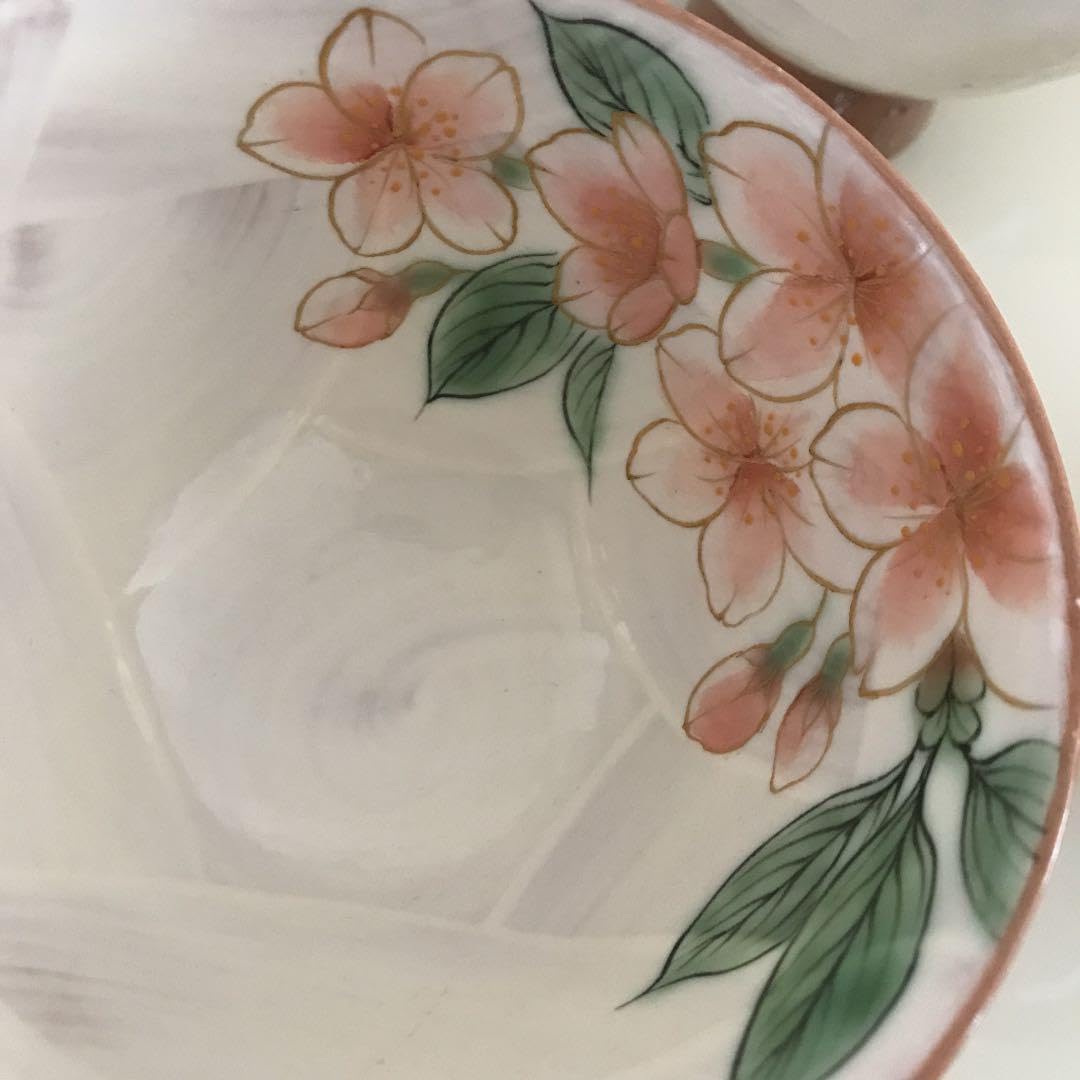 京焼 陶あん窯 高台皿 柄違い5個セット♡未使用品