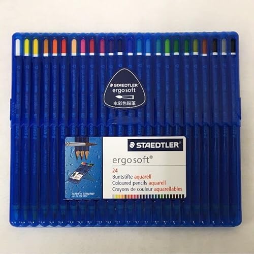 (未使用･未開封品)　ステッドラー 色鉛筆 エルゴソフト 水彩 三角軸 24色 156SB24 sdt40b8 エルゴソフト色鉛筆│ステッドラー日本【公式サイト】