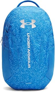 Unisex Hustle 6.0 Backpack, (402) Blue Atlantis/Blue Atlantis/Metallic Silver, One Size Fits Most