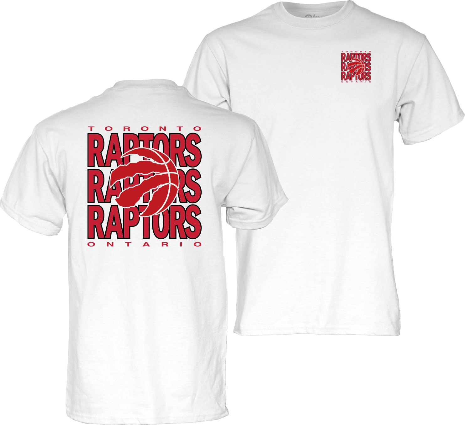 Blue 84 NBA Officially Licensed T-Shirt Front/Back Press White