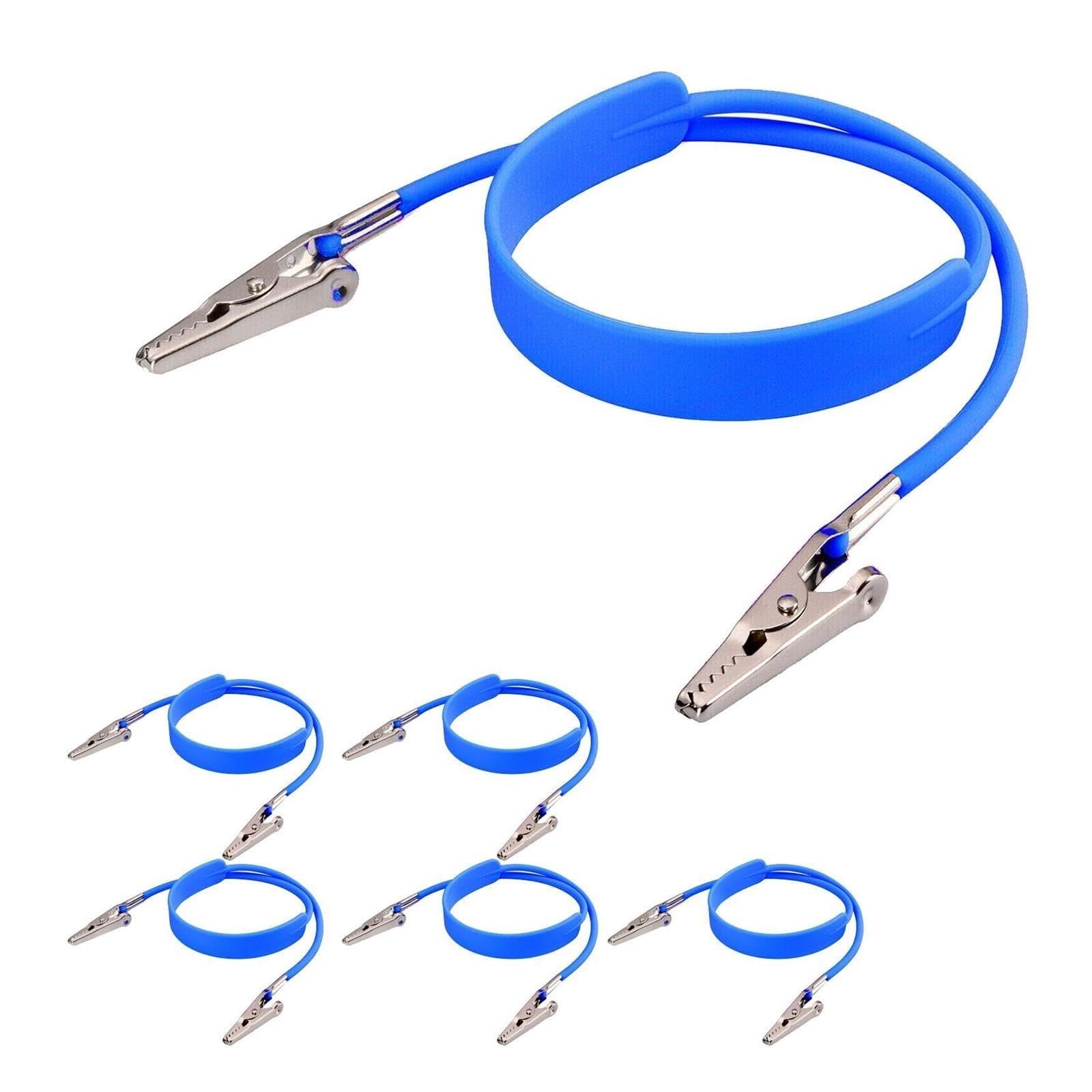 Lot de 6 pinces autoclavables en silicone pour bavoir
