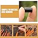 Kisangel 15pcs Tent Pole Cap Rubber Protective Covers Rubber Tent Stakes End Caps for Hiking Walking Stick Tips Protection End Cap Clear Tip Protector Cover Rubber Cap