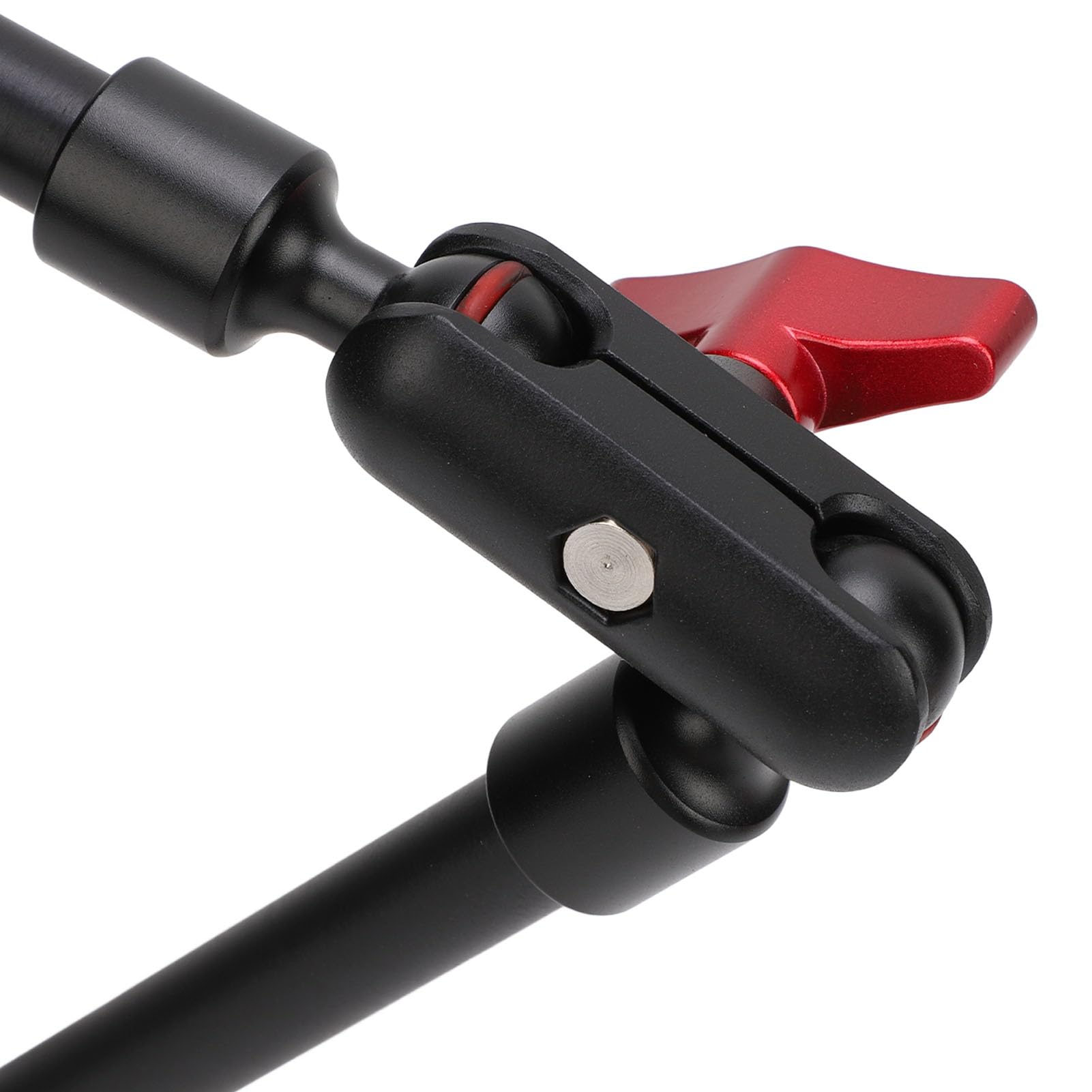 Alomejor Supporto da Scrivania per Fotocamera, Supporto da Soffitto Regolabile in Lega di Alluminio con Rotazione a 360° per Utenti di Telefoni e Fotocamere (22 Pollici 58x44x6,5 cm)