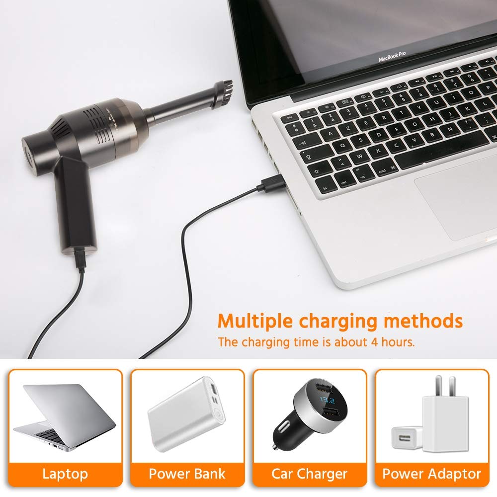 Snapklik.com : Mini Handheld Vacuum Cordless, Keyboard Vacuum Cleaner ...