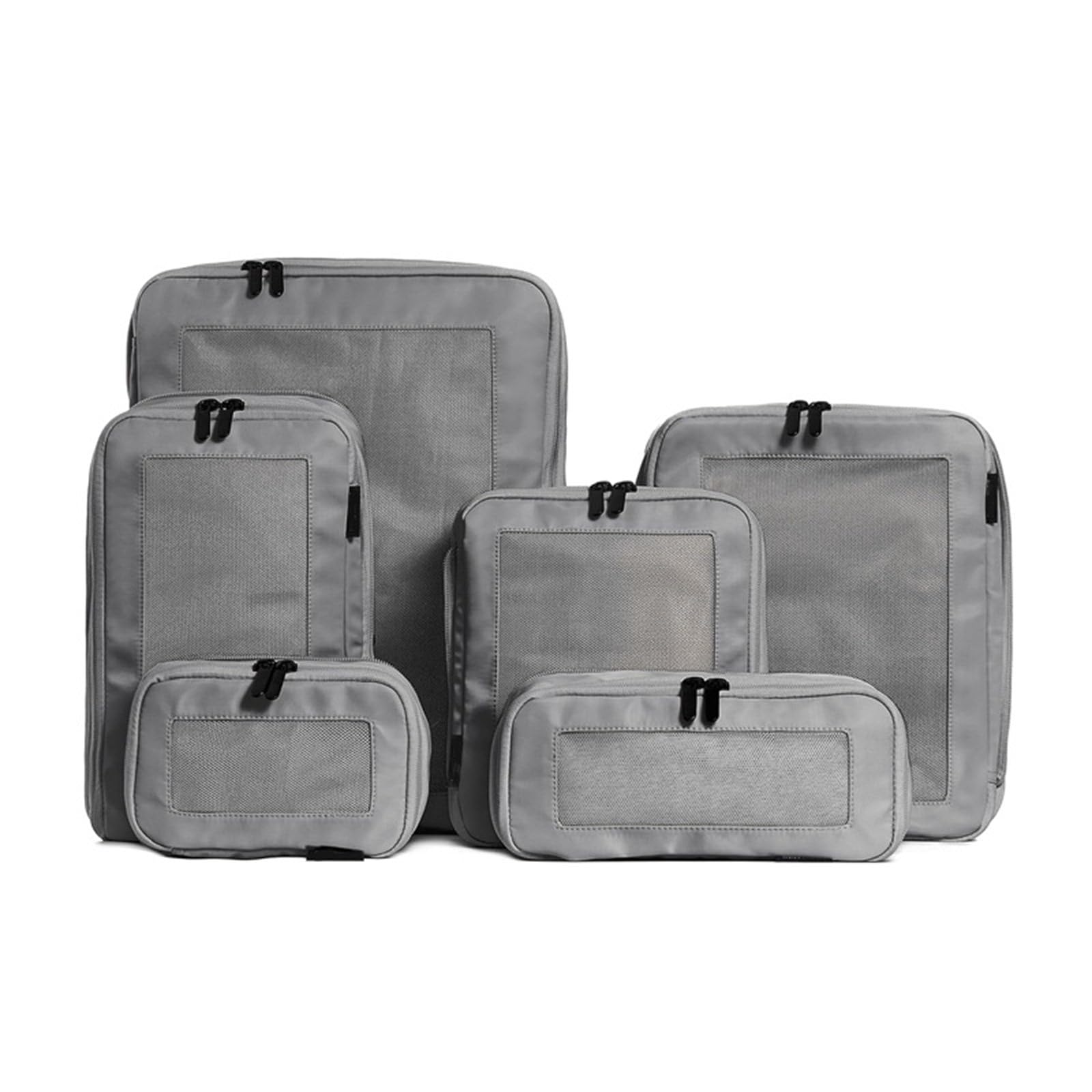 6 Pack Travel Compression Storage Bags Set in Various Sizes for Clothes Shoes Keeping Waterproof Foldable Travel Storage Bags Set