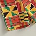 Mubineo Toddler Boy Girl Summer Dashiki Clothes African Print Outfits Kids Kente T Shirts Shorts Set (Black Yellow Red, 4 Years)