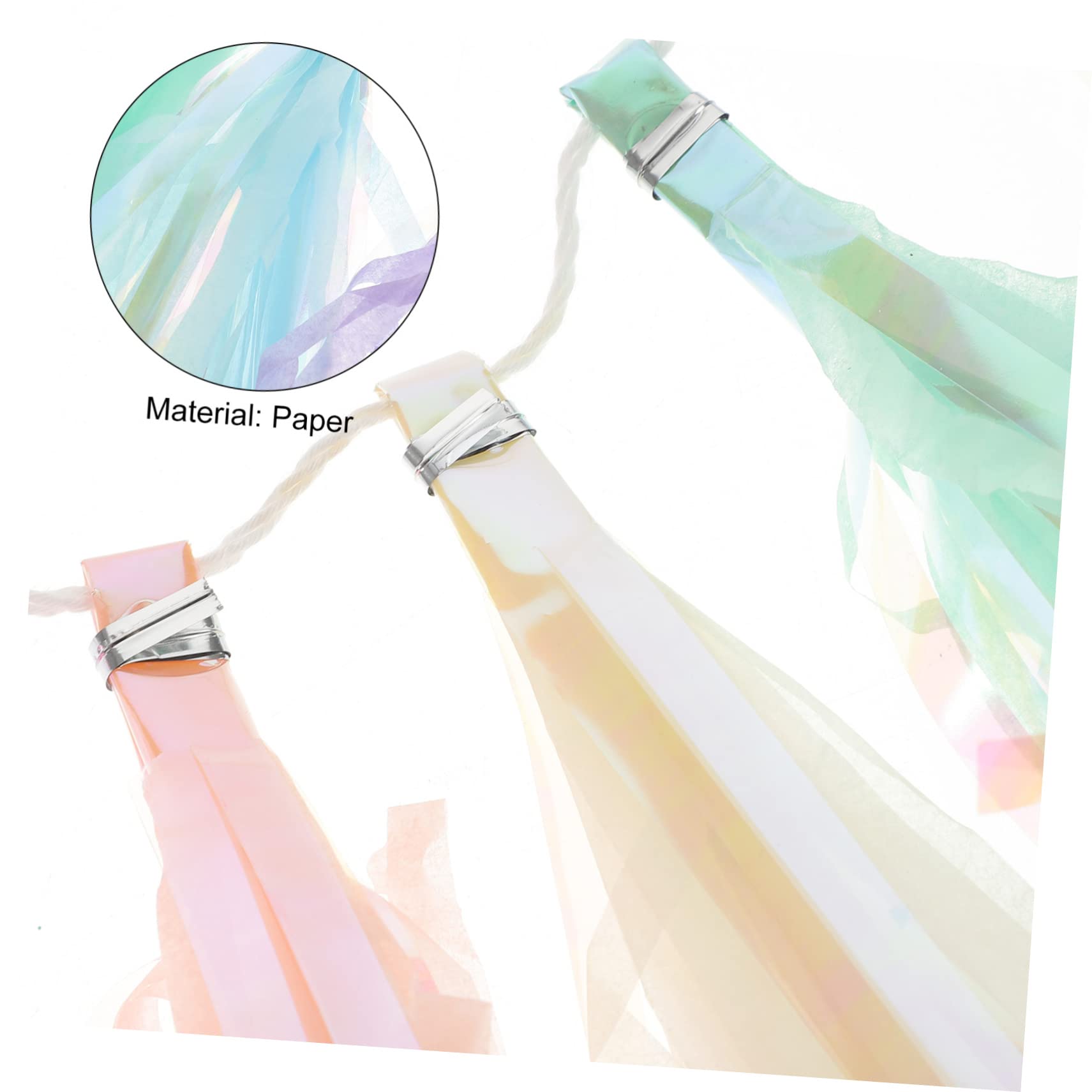 4sets Hängendes Band Banner Quaste Garland Für Party Hochzeit Dusche Hintergrund 2 Stücke * 4