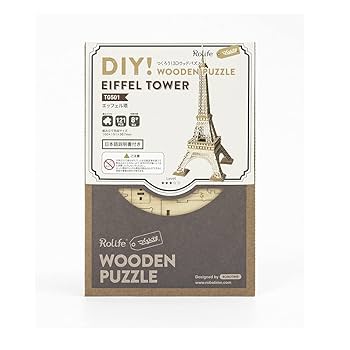 Amazon.co.jp: つくるんです® 日本語説明書付 3D ウッドパズル