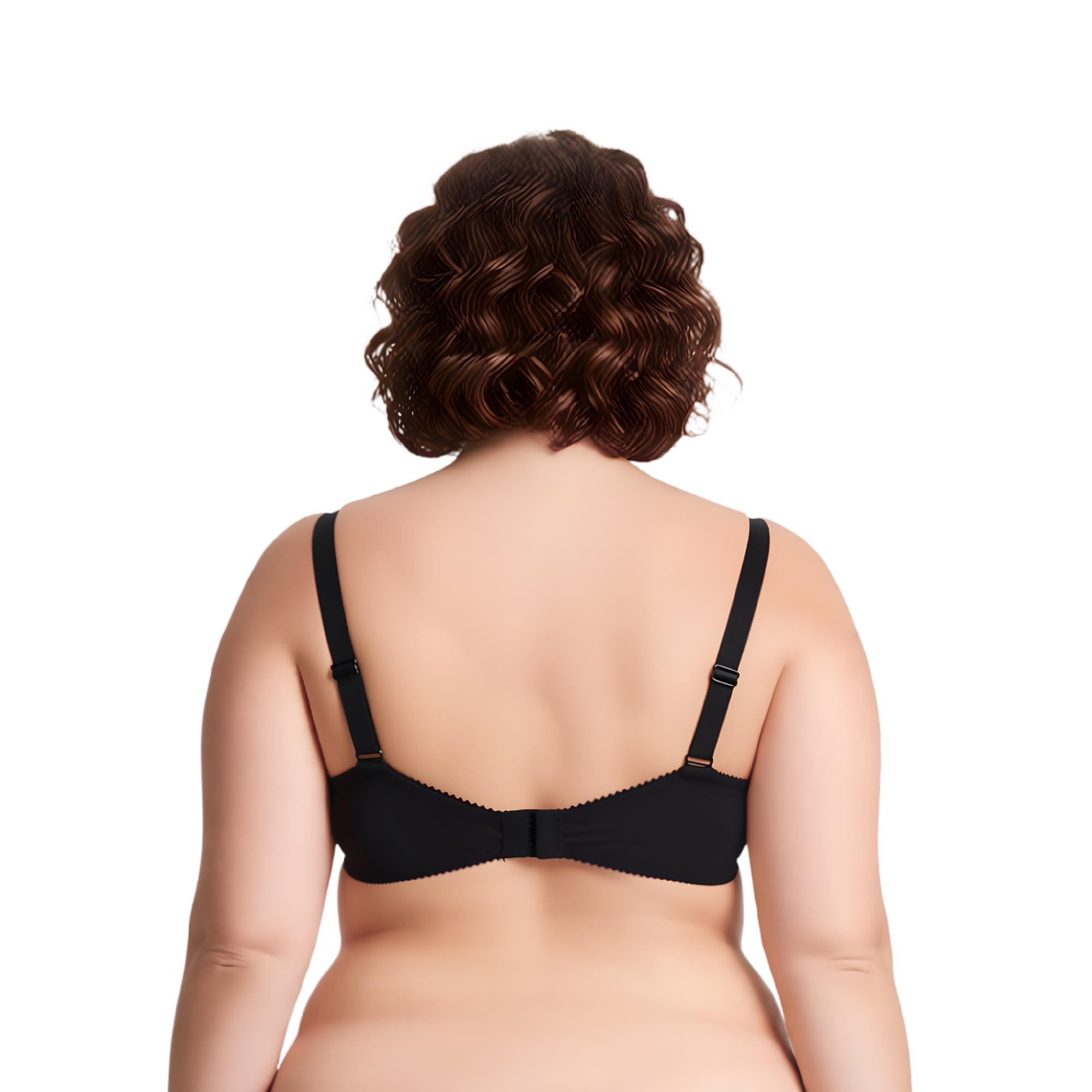 Curve Muse aux Femmes Grande Taille Non doublé Minimiseur À Armatures Soutien-Gorge Full-Figure