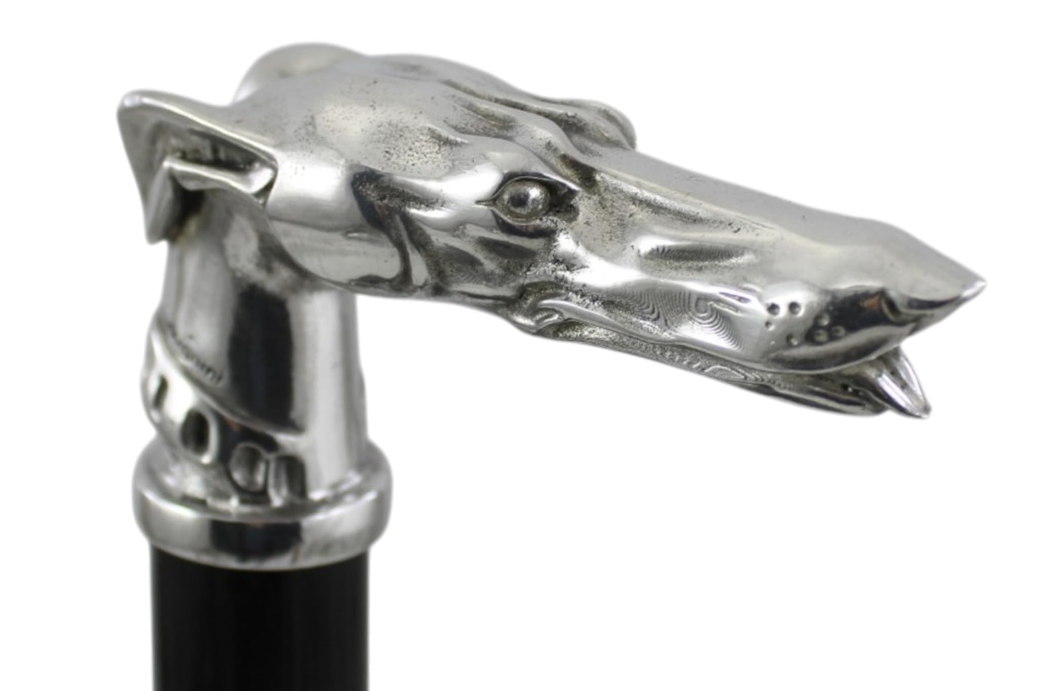 Cavagnini Bastón de Paseo Artesanal de Lujo Italiano – Peltre Completo Madera de Haya Robusta – Regalo Personalizado Grabado – Elegancia Premium