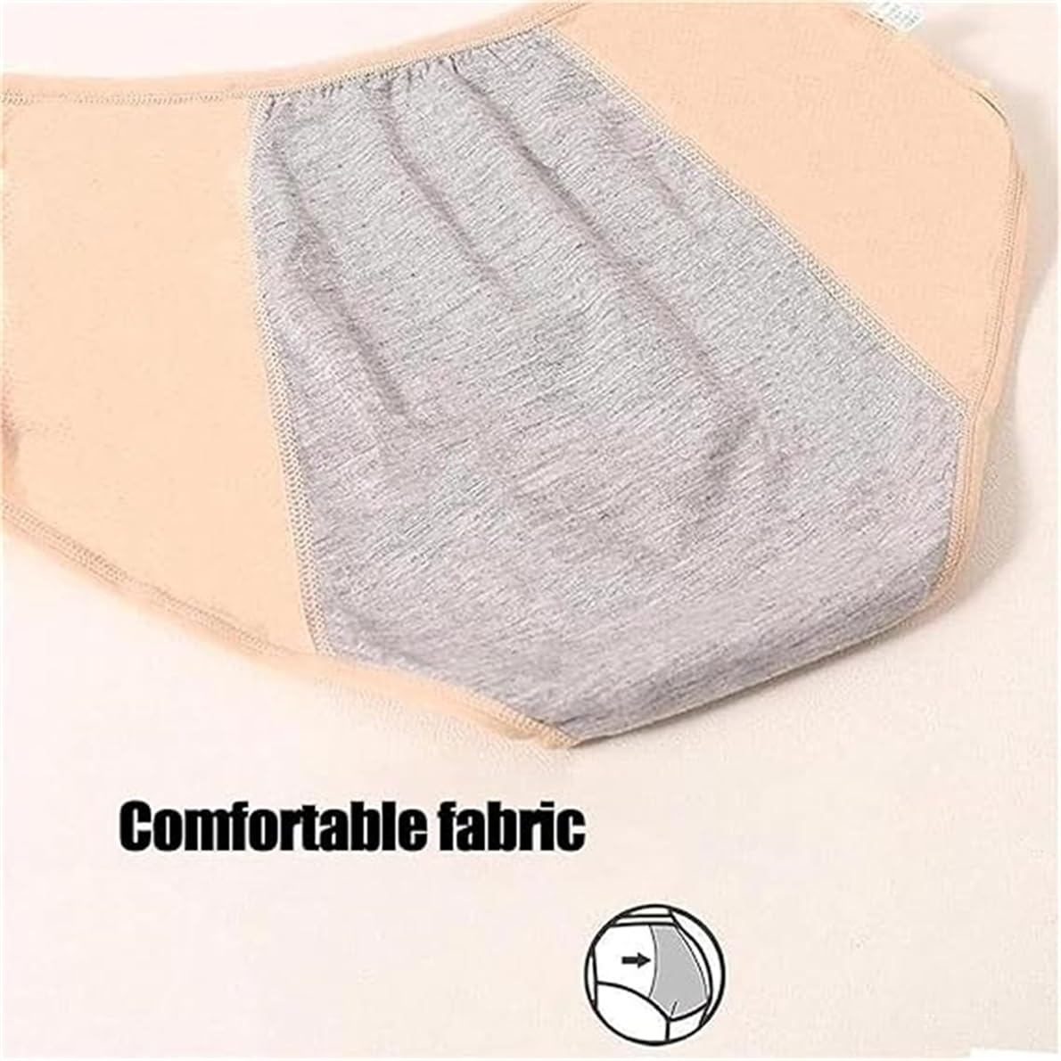 Fluxe Inkontinenzunterwäsche für Damen, Fluxe auslaufsichere Unterwäsche, Inkontinenzhöschen, Schutzunterwäsche, wiederverwendbar und waschbar, 8 Stück, Größe XL
