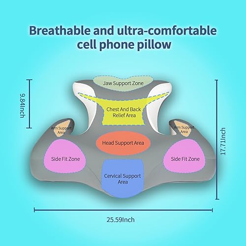 Miniatura 2 de Almohada de cuello de espuma viscoelástica de contorno  Almohada ergonómica para dormir lateral, almohada de espalda multifuncional, almohada de