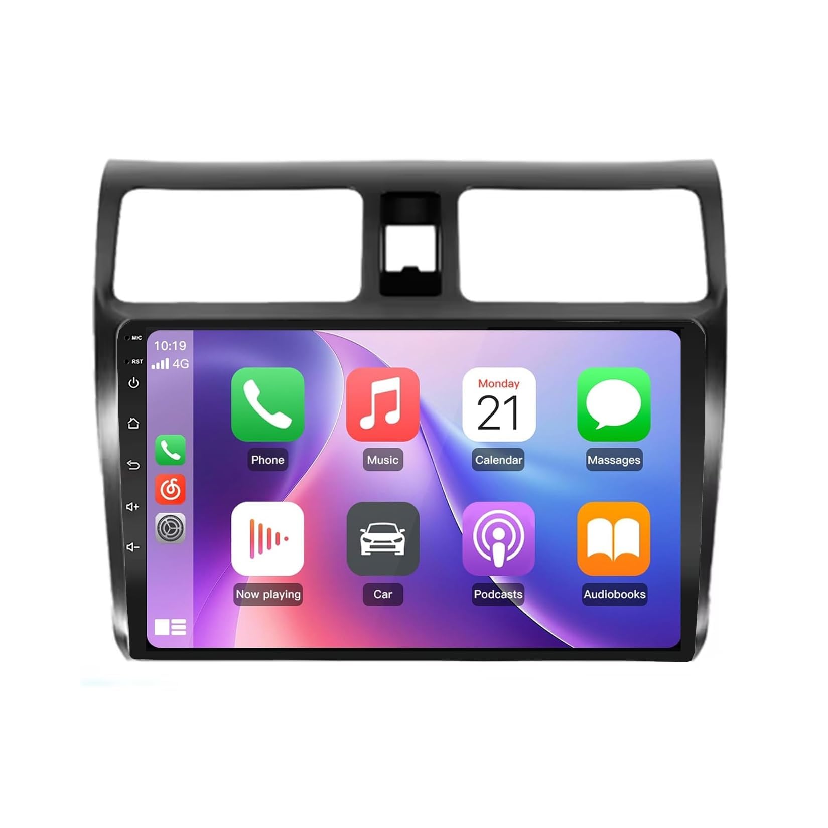 BCBSYCJP Car Radio with Wireless CarPlay Android Auto for Suzuki Swift 2004-2010 9 Inch Stereo Mirror Link Bluetooth with Android Auto Carplay Wireless WIFI FM GPS,8 Core 4+64G