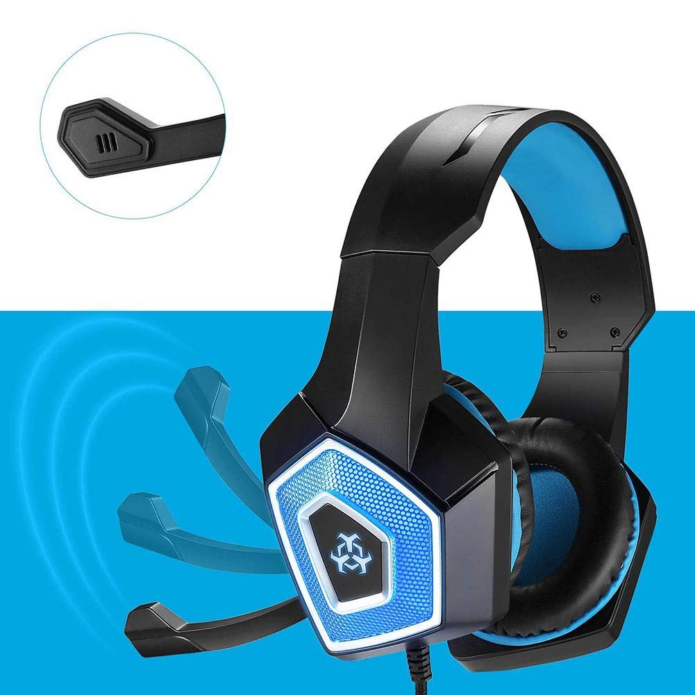 Amazon.co.jp: Cole-e ゲーミングヘッドフォン 虹彩発光 PS4