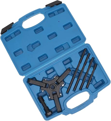 Miniatura 2 de Kits de reparación de equilibrador armónico, juego de extractor de equilibrador armónico, acero al carbono, acabado de óxido negro, kit de polea de