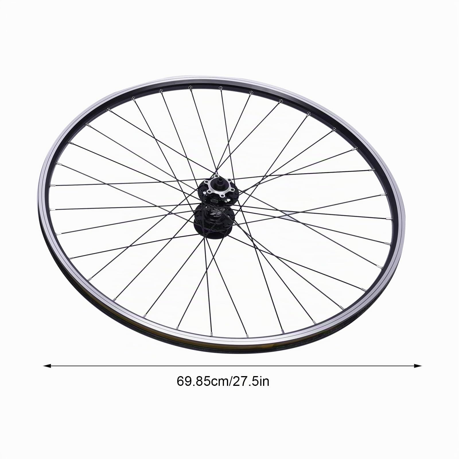 Juego de ruedas de 27,5 pulgadas, llantas de aluminio, para bicicleta de montaña, bicicleta de montaña, juego de frenos de disco, liberación rápida, rueda delantera, rueda trasera, ruedas con cassette