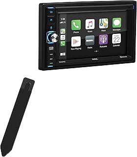 BoxWave Stylus Pouch Compatible with Soundstorm DDCP62 - Stylus PortaPouch, Stylus Holder Carrier Portable Self-Adhesive for Soundstorm DDCP62 - Jet Black