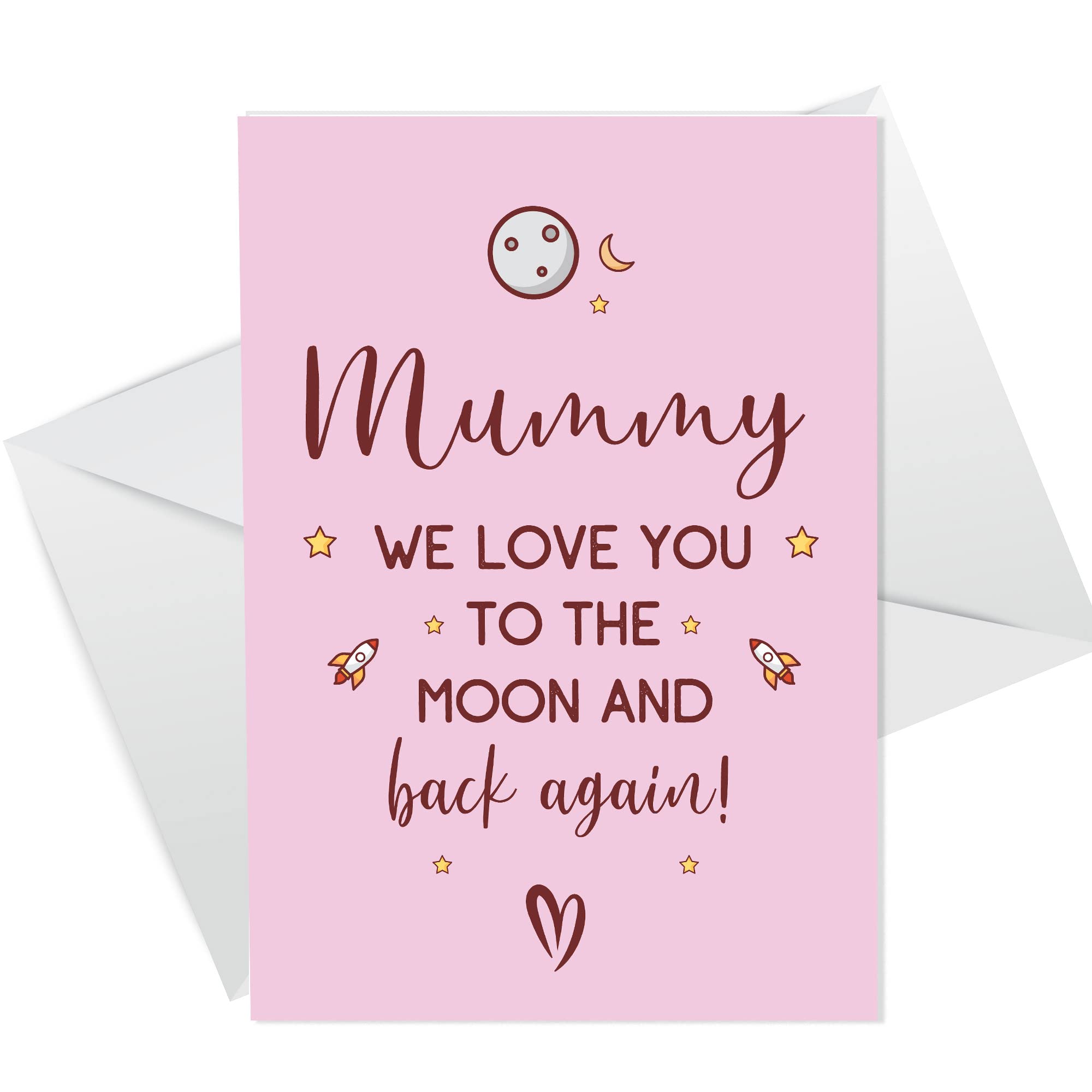 Mummy A6 Card For Mothers Day Birthday Special Card From Daughter Son