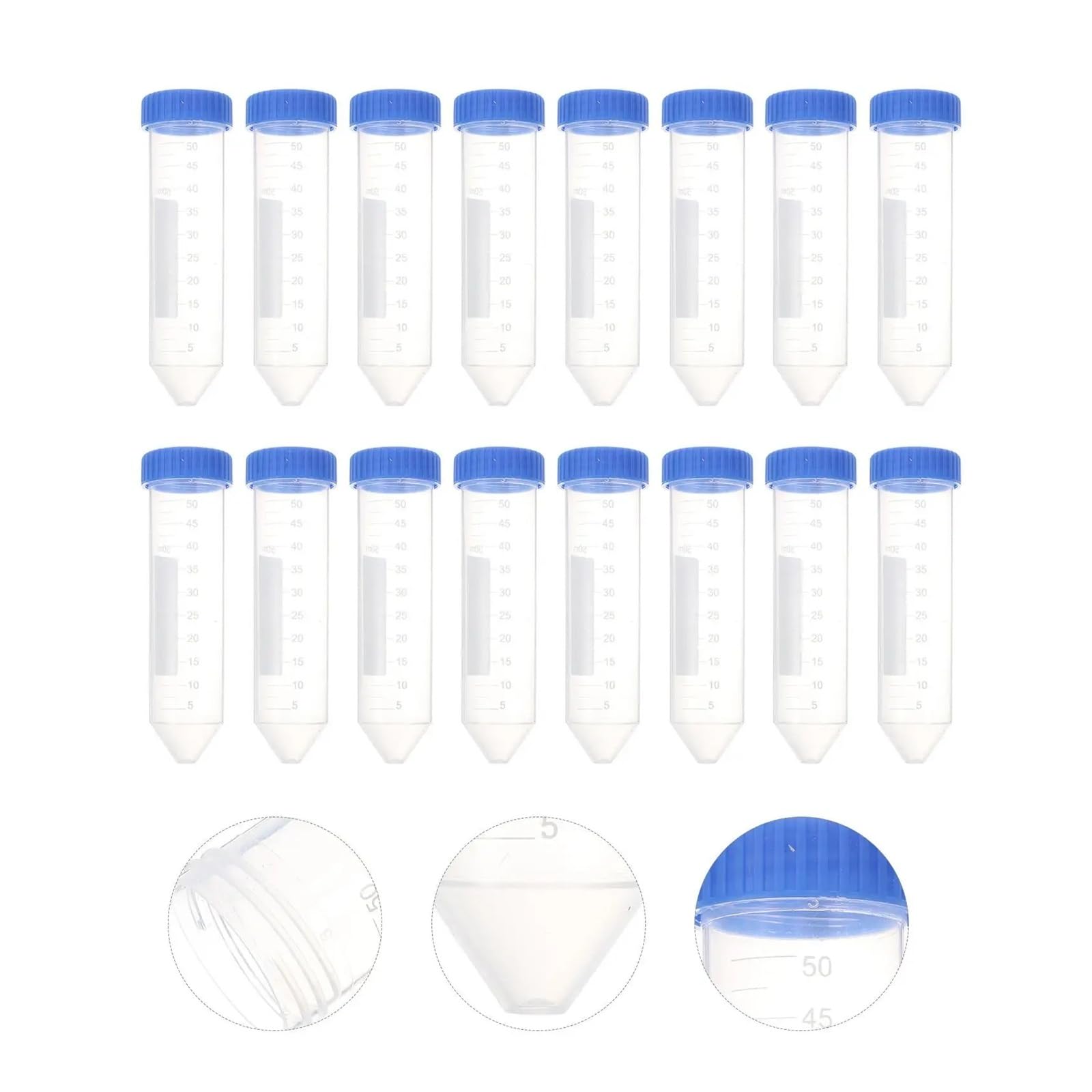 25 Szt. Probówek Wirówkowych 50 Ml Pojemnik Na Materiały Laboratoryjne