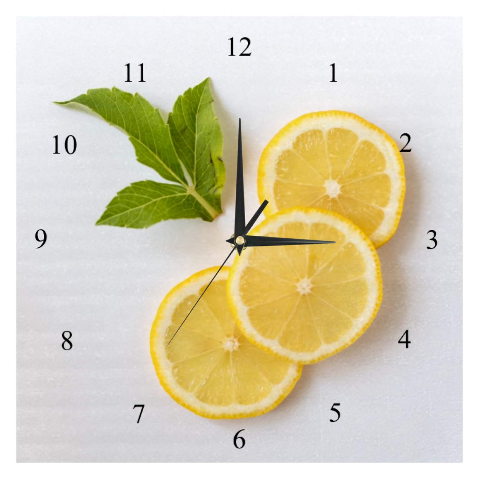 Horloge citron frais pour cuisine et salon : réveillez votre décoration intérieure
