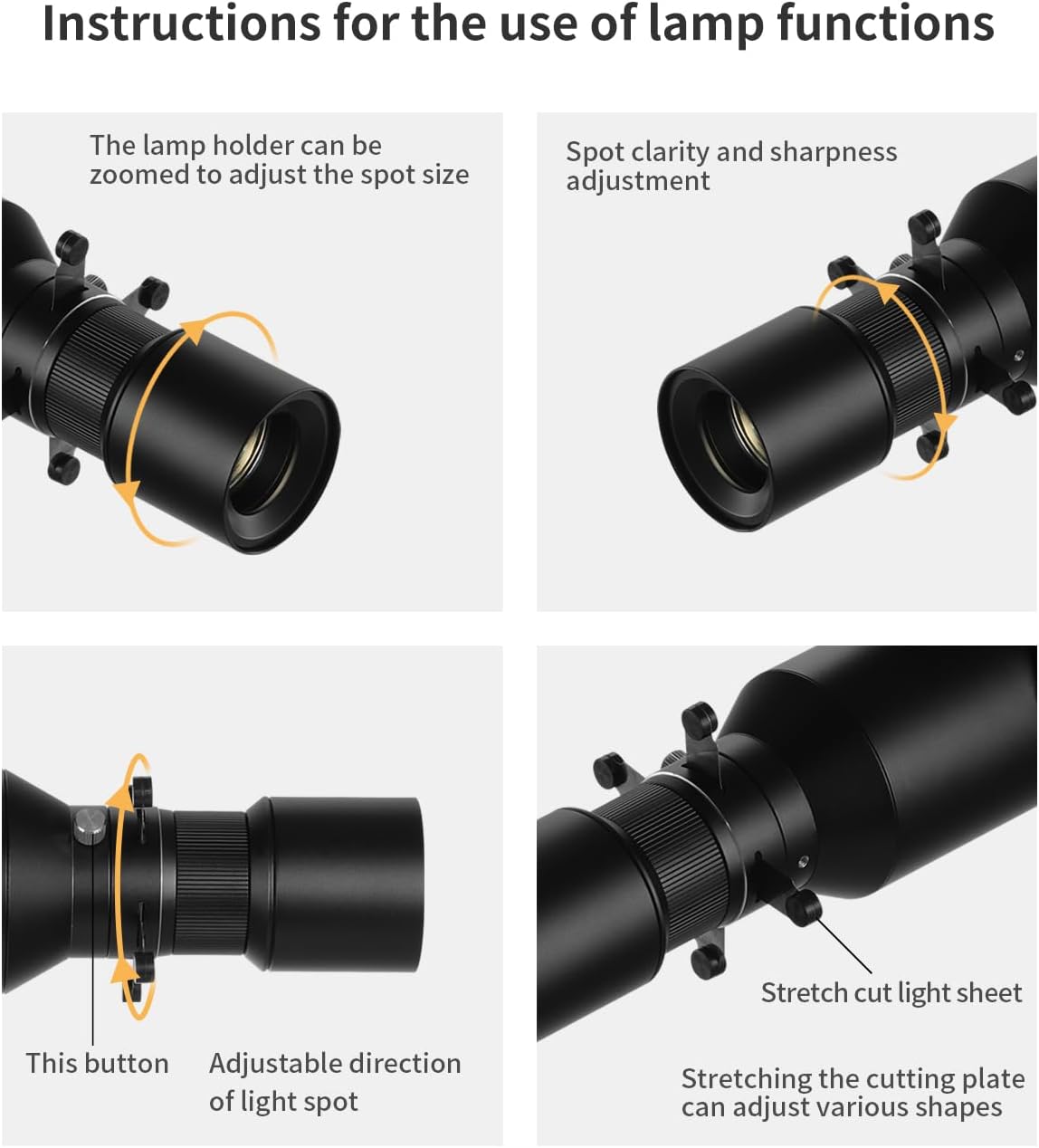 18W Shapeable Light, Adjustable Directional Aperture Shape Ceiling Mounted Light, LED Spotlight Indoor for Museums and Art Gallery Exhibition Art Picture 3000k