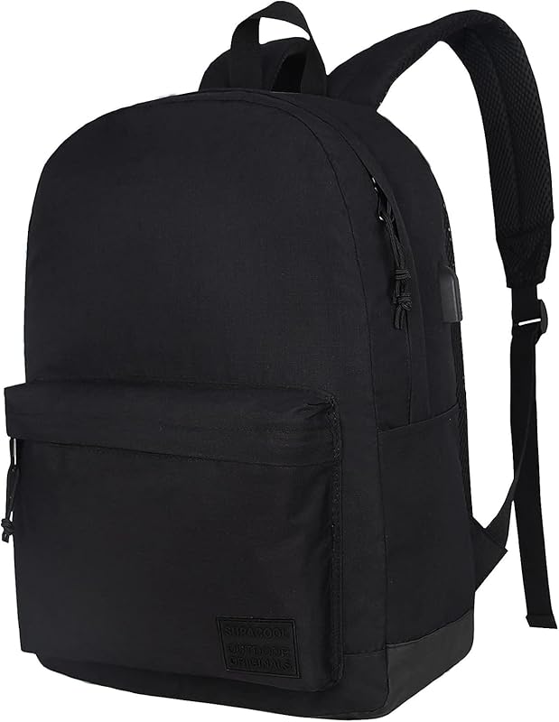 SUPACOOL Mochila leve casual para laptop com porta de carregamento USB para homens e mulheres mochila escolar para faculdade em oferta na Shopee SUPACOOL Mochila leve casual para laptop com porta de carregamento USB para homens e mulheres mochila escolar para faculdade em oferta na Shopee