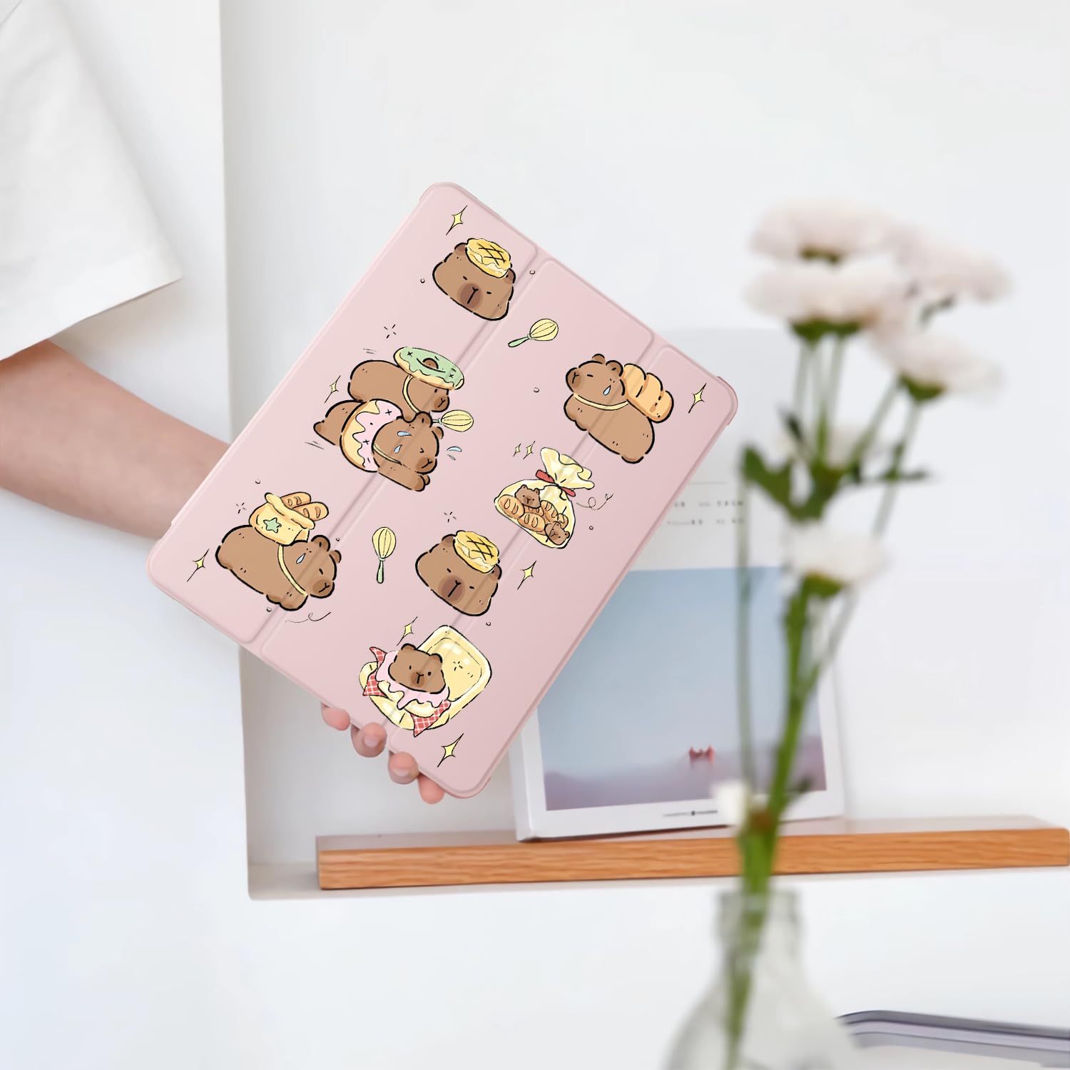 Cute Kawaii Capybara for iPad (A16) 11th Generation Case 11 Inch