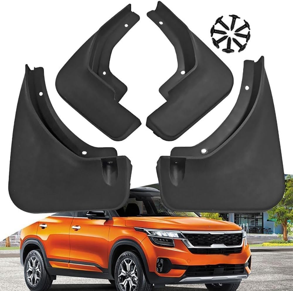 ZanLIn Car mudguard suitable for KIA SELTOS 2020, Mud Flaps Splash Guards Replacement Decorative Mudguard Wheel Baffle Protection