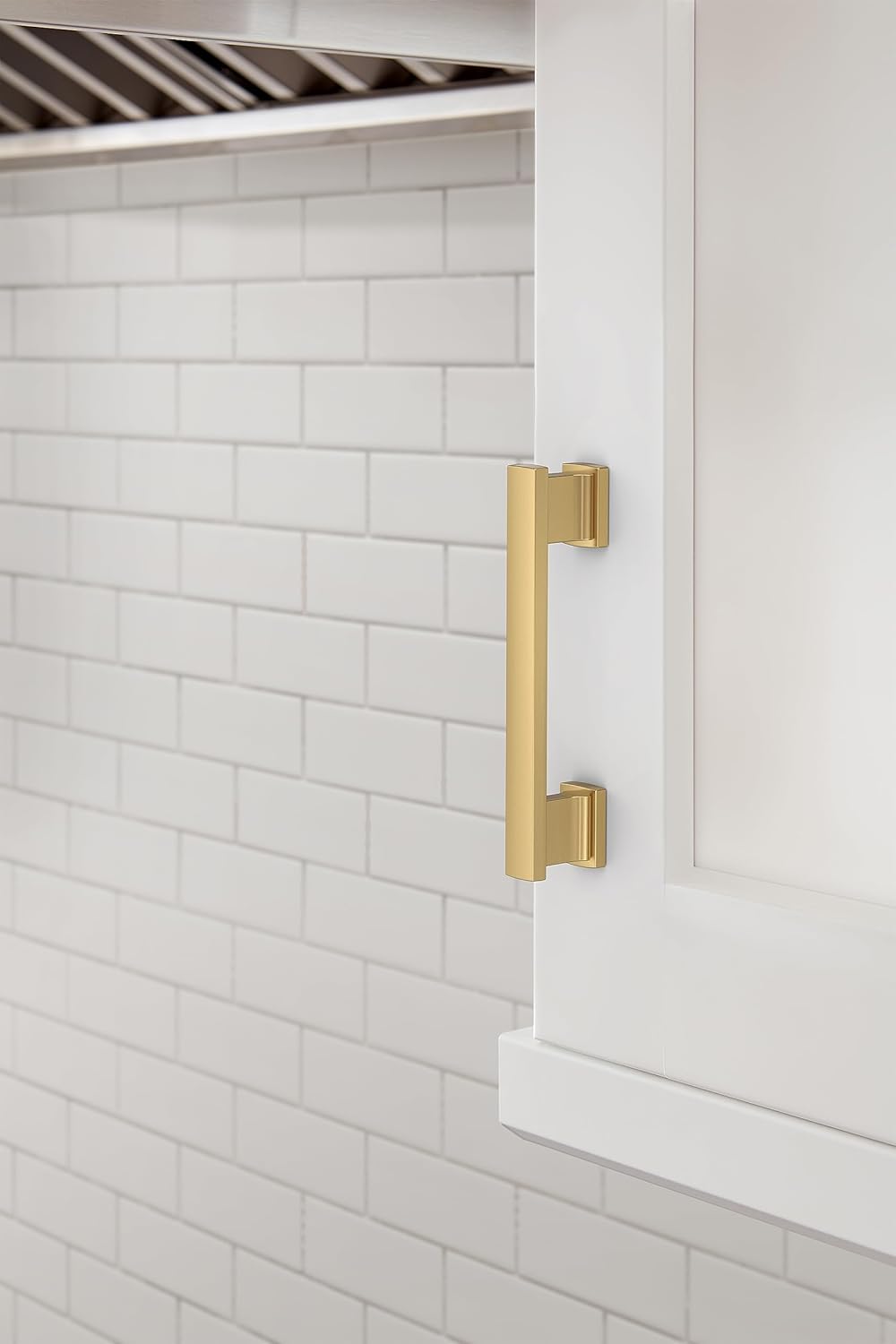 Amerock 10BX37091CZ | Champagne Bronze Cabinet Pull | 3-3/4 inch (96mm) Center-to-Center | 10 Pack | Triomphe | Furniture Hardware