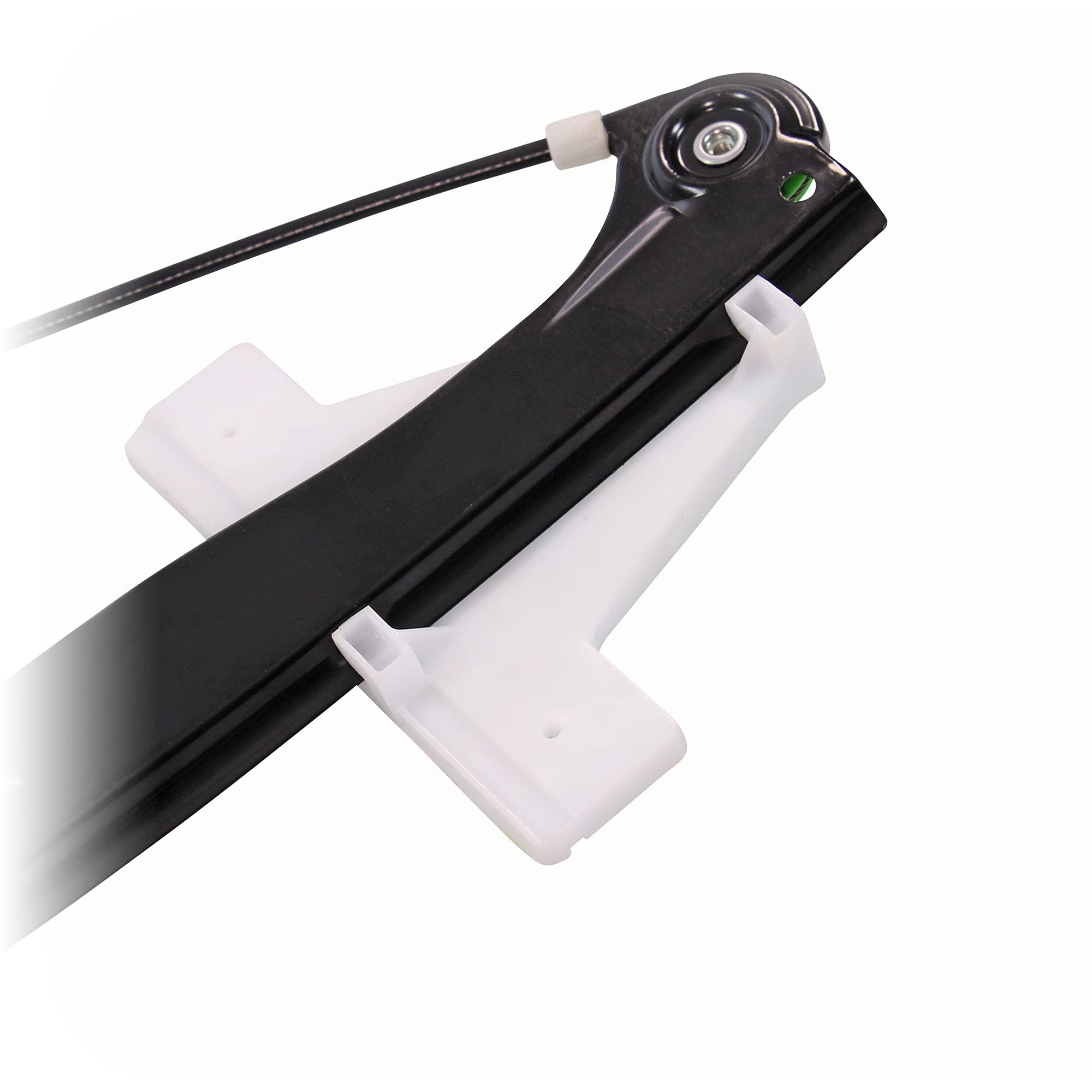 BESTPRICE 1x Elevalunas eléctrico trasero izquierdo sin motor eléctrico Compatible con AUDI A3 (8P1), A3 Sportback (8PA)