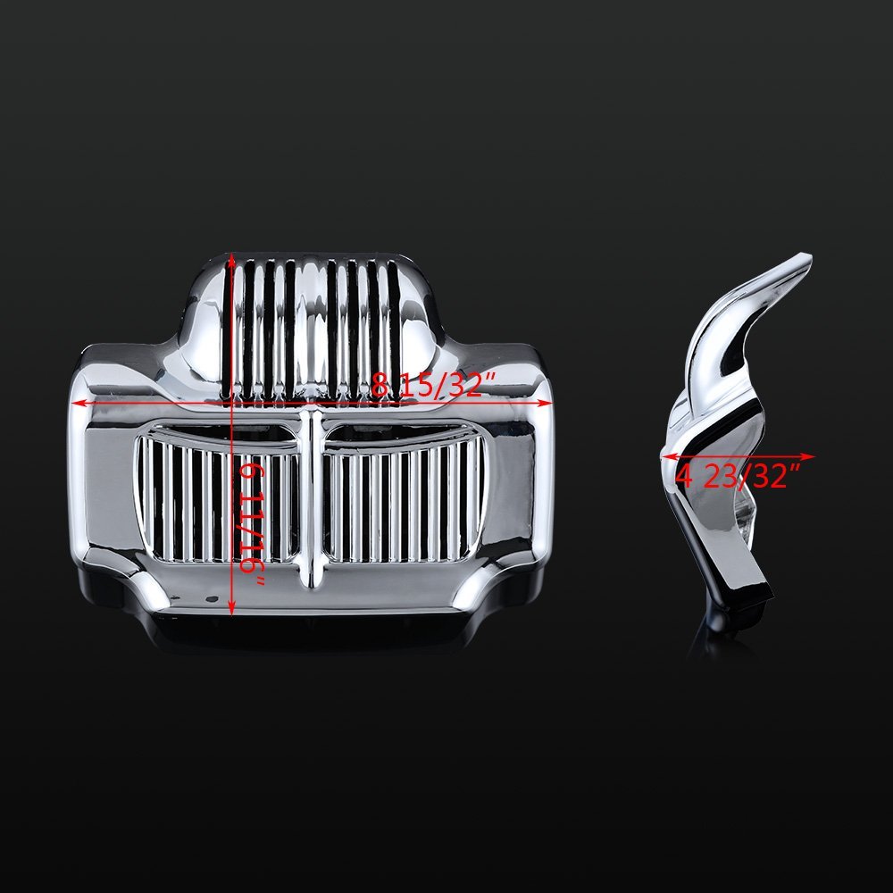 Motorcycle Chrome Oil Cooler Cover For Harley Road King Street Glide 2011 2012 2013 2014 2015 2016