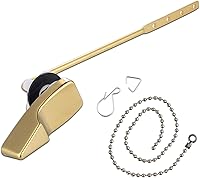 Vista 12 de Kit de reemplazo de mango de inodoro de montaje frontal de metal Hygie Rinse compatible con inodoro estándar americano/Mansfield/Gerber/TOTO/Kohler