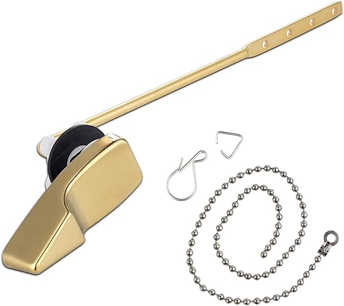 Vista 12 de Hygie Rinse Juego de 2 piezas de repuesto universales de metal para manija de inodoro compatible con American Standard/Mansfield/Gerber, palanca