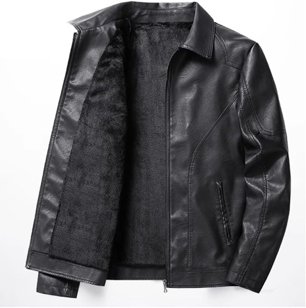 GDDZA サイクリングスーツ メンズ ショートレザージャケット 多用途スタイリッシュジャケット(Size:XXX-Large)