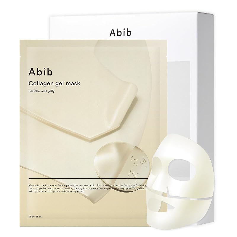 Abib Máscara Facial de Hidrogel com Colágeno Vegano Jericho Rose, 10 folhas