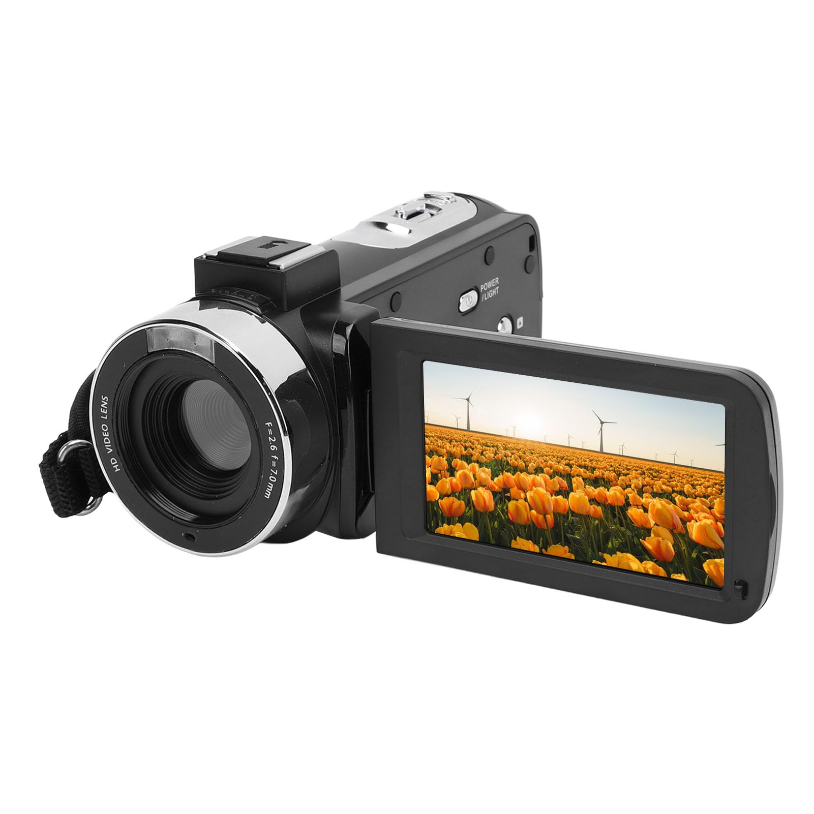 Videocamera Vintage, Videocamera, Registratore per Fotocamera Digitale da 2,7 K, Schermo TFT con Rotazione da 48 MP, 3,0 Pollici, Zoom Digitale 16X, per Viaggi