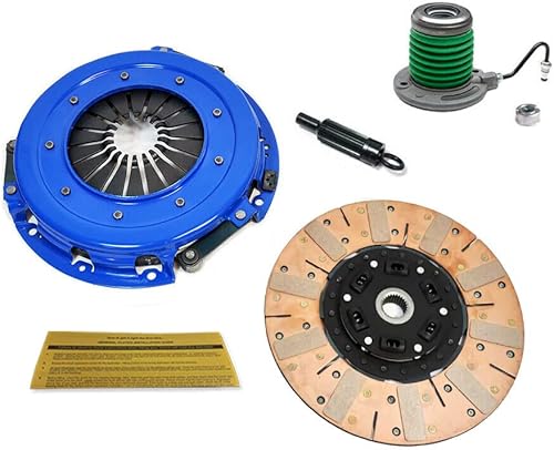 EFT HD Kit de embrague de doble fricción compatible con Ford Mustang Shelby GT500 5.4L 07-09