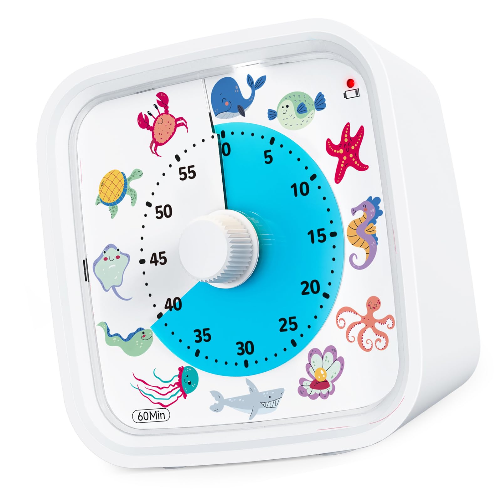 Visual Timers for with Mode and Night Lights Perfect for Study Learning Sea Theme Visual Timers