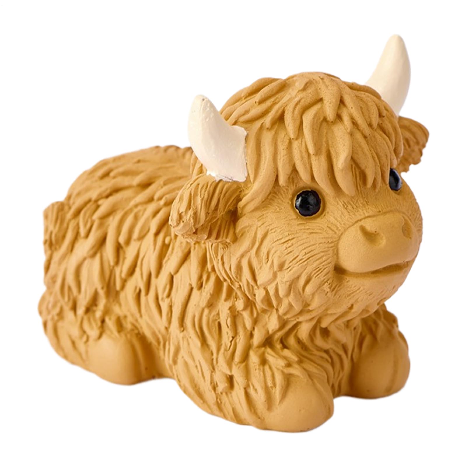 Ornements bovins vache Highland statuette en résine décoration intérieure rustique